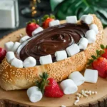 Chocolate Fondue Bread Boat Recipe