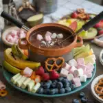 Spicy Chocolate Fondue for Two 