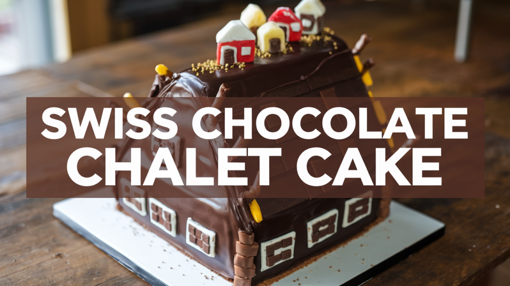 Swiss Chocolate Chalet Cake