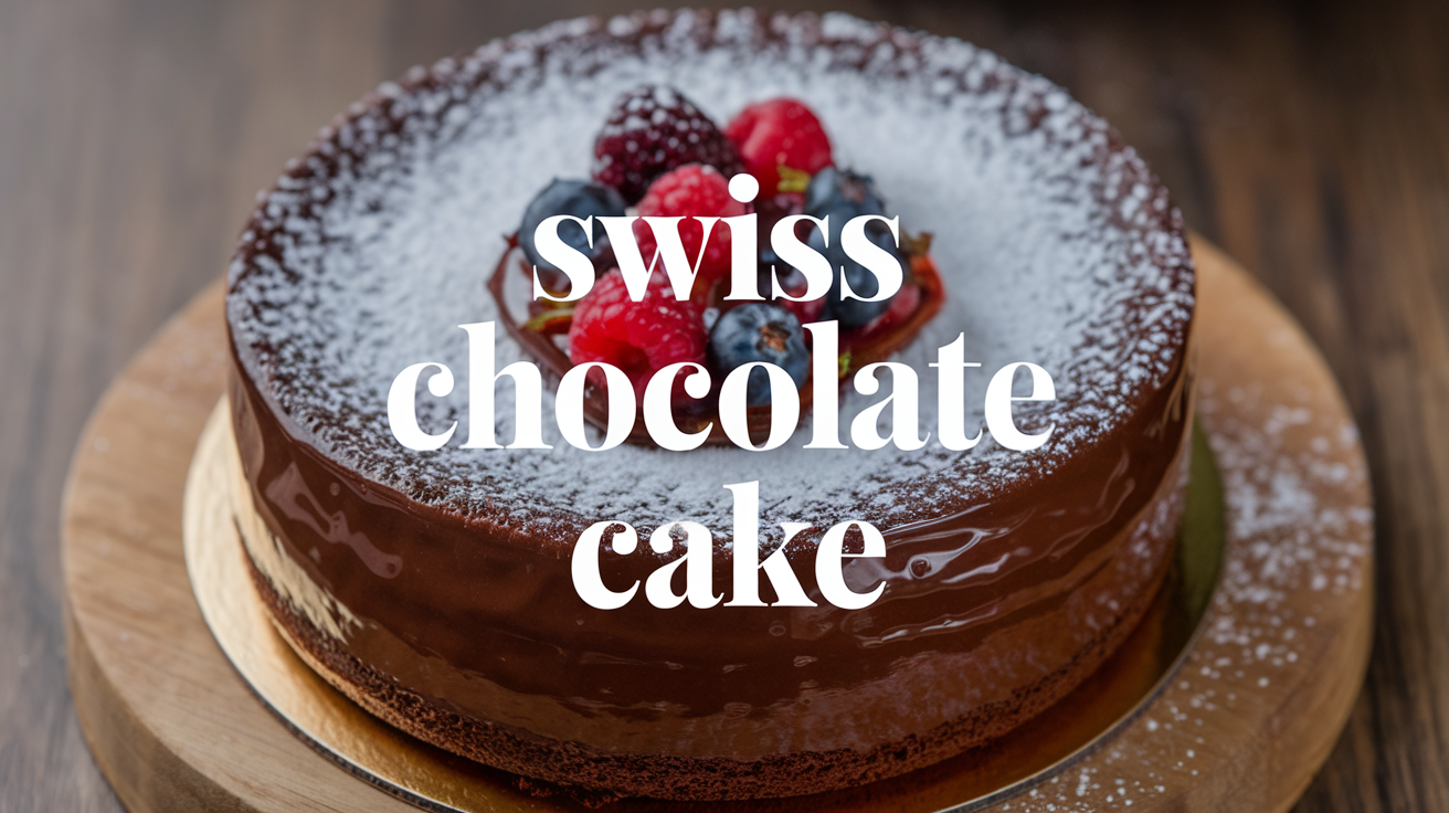 Swiss Chocolate Chalet Cake