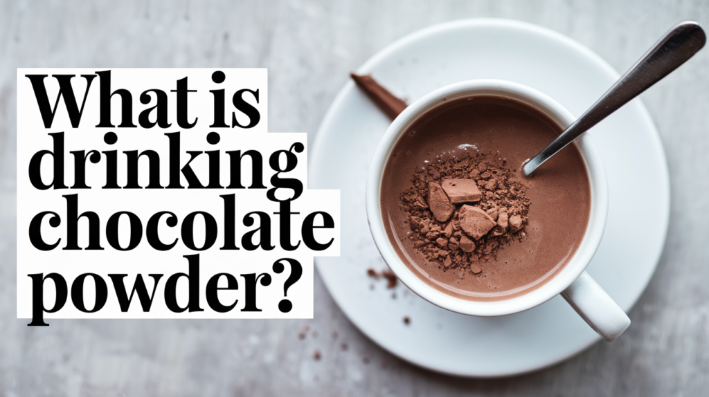 What is Drinking Chocolate Powder?