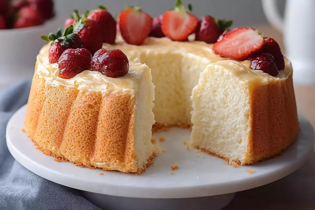 Does Angel Food Cake Have Icing