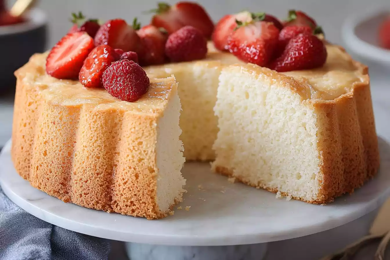 Does Angel Food Cake Have Icing