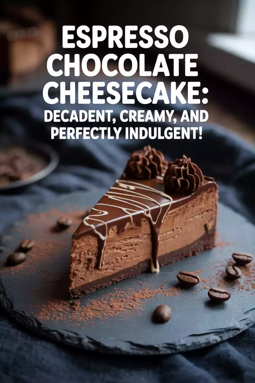 Espresso Chocolate Cheesecake