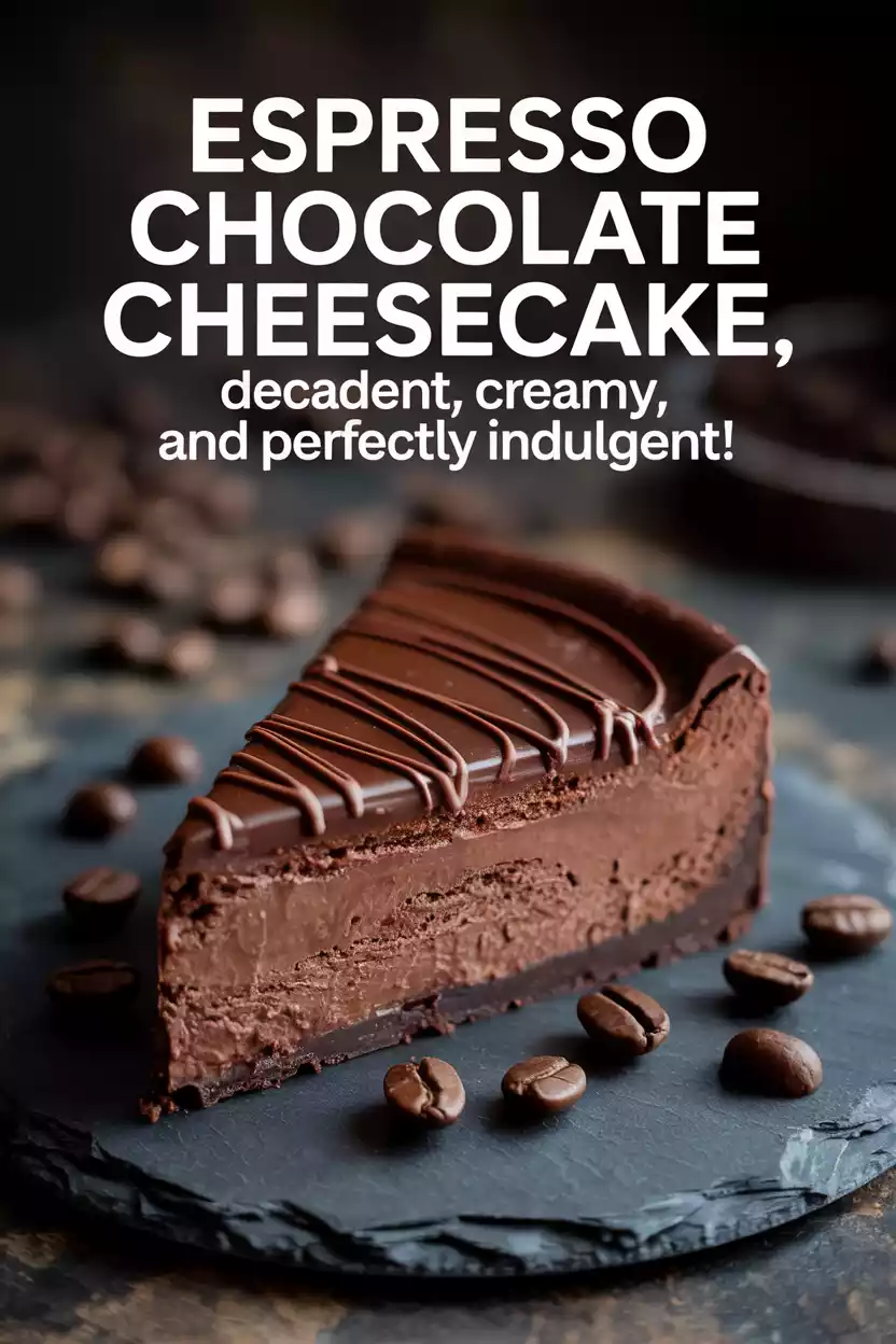 Espresso Chocolate Cheesecake