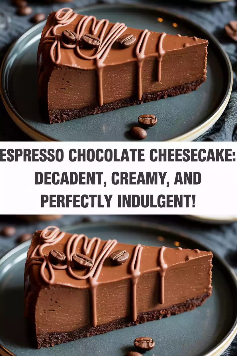 Espresso Chocolate Cheesecake