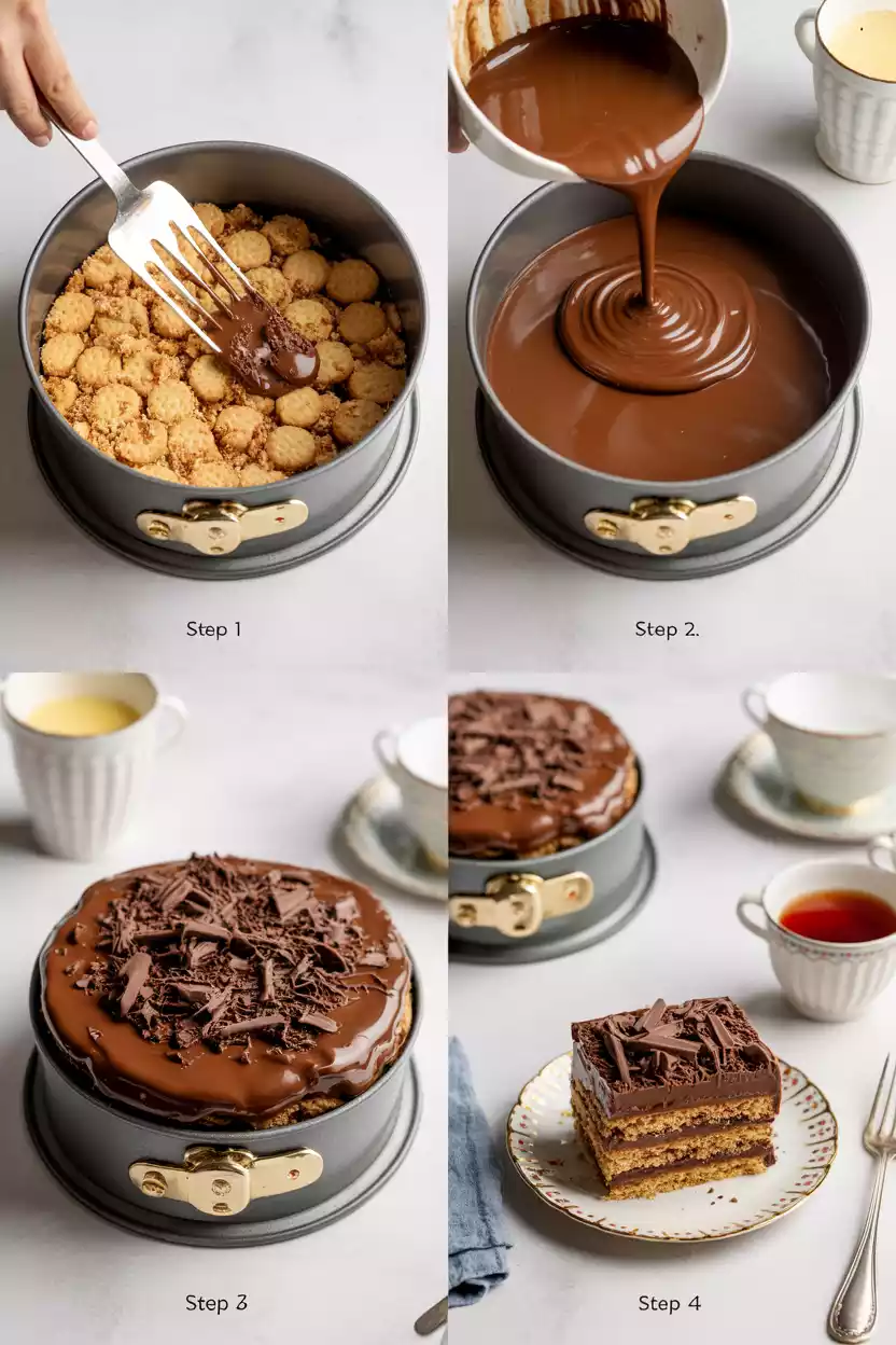 Queen’s Chocolate Biscuit Cake
